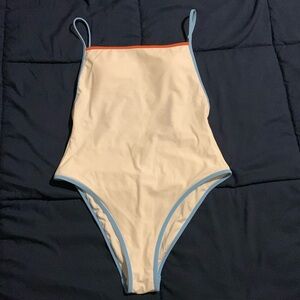 Aerie women’s one-piece White bathing suit Brand New, No Tags